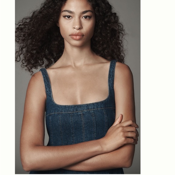 Reformation A-line denim dress NWT - Picture 8 of 8